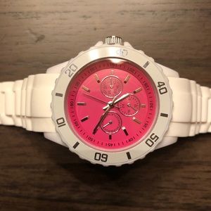 Xhilaration White Silicone Strap Watch